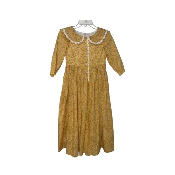 Dress Up America Pioneer Costume For Girls - Colonial Prairie Dress, Multi-Color - View #3